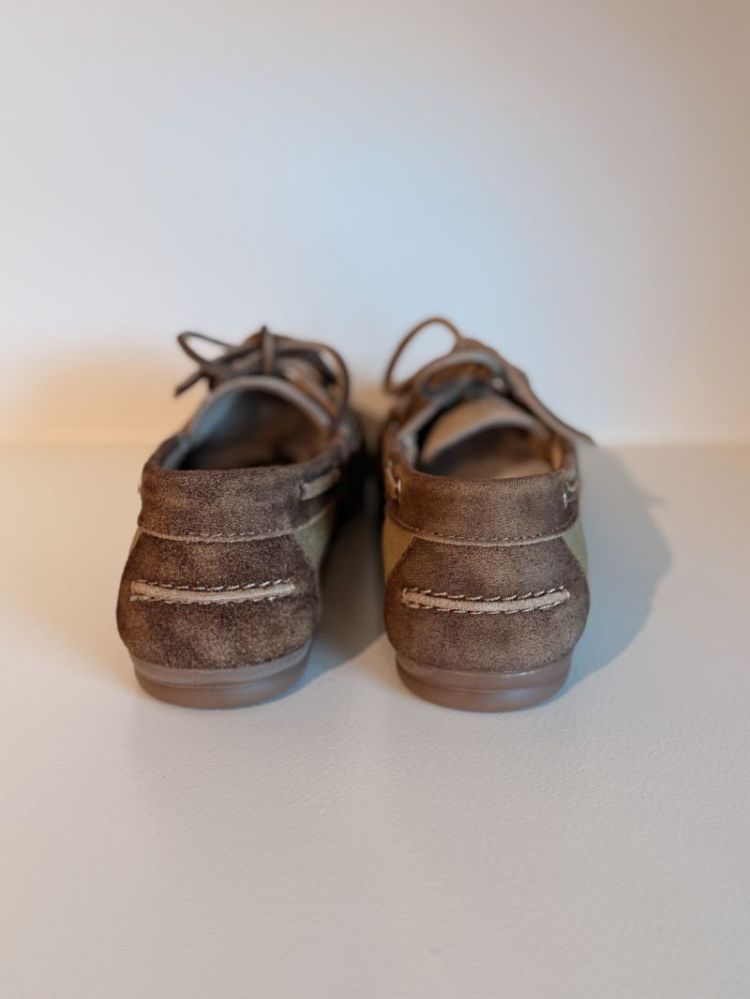 BOATLOAFER PATCHED TAN MIX