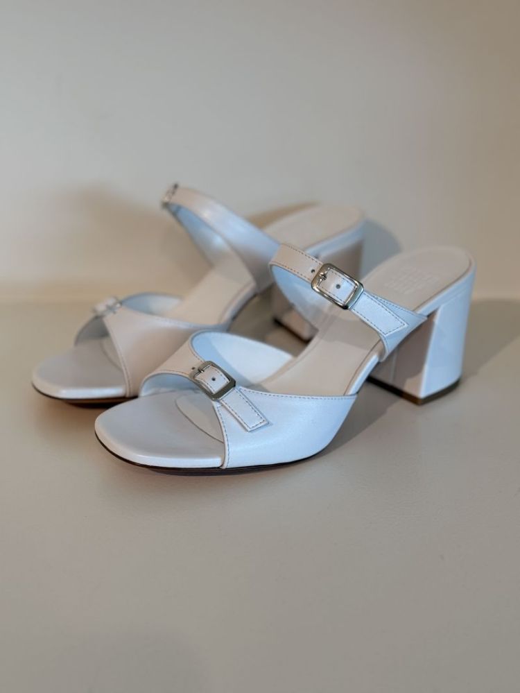 UNA SANDAL WHITE CALF WHITE