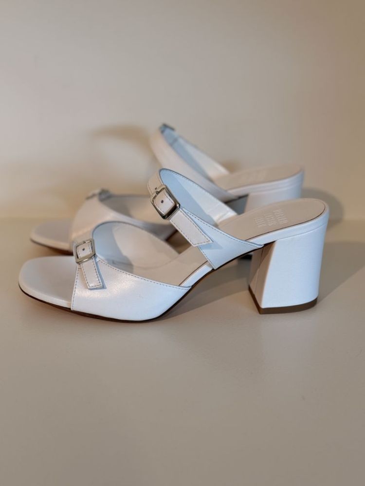 UNA SANDAL WHITE CALF WHITE