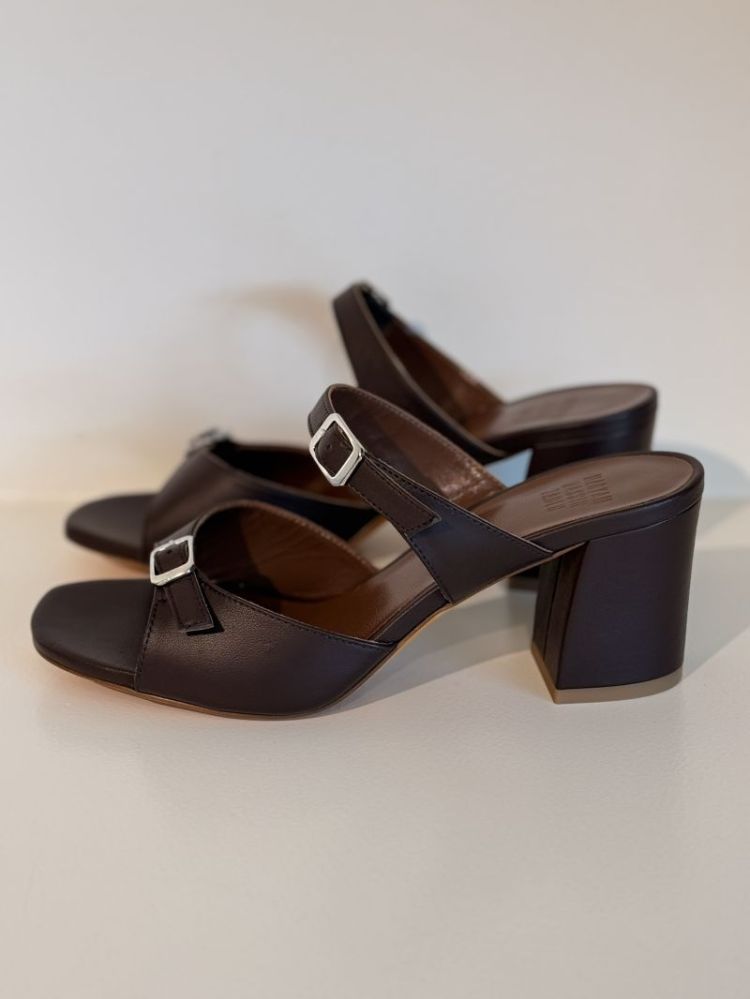 UNA SANDAL BRUN CALF BRUN