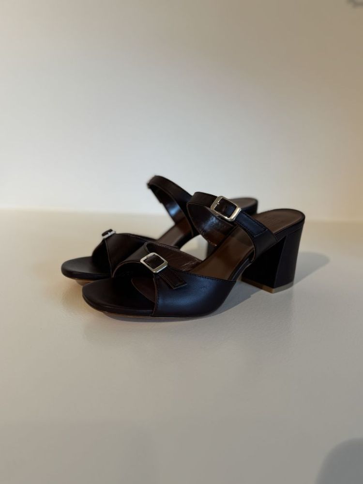 UNA SANDAL BRUN CALF BRUN