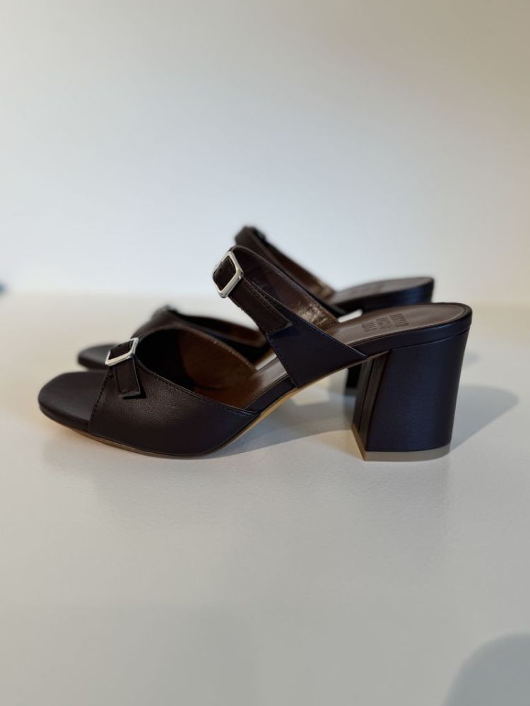 UNA SANDAL BRUN CALF BRUN
