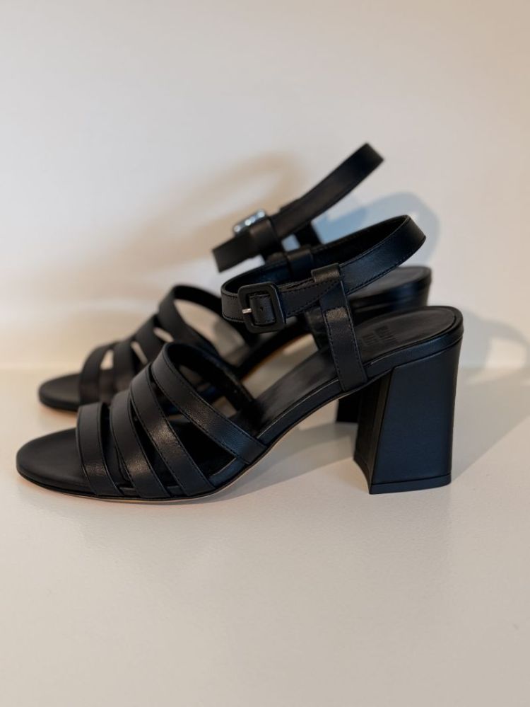PALMA HIGH SANDAL BLACK CALF BLACK