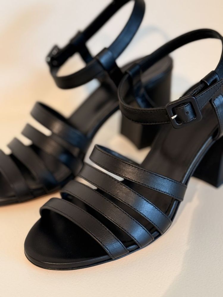 PALMA HIGH SANDAL BLACK CALF BLACK