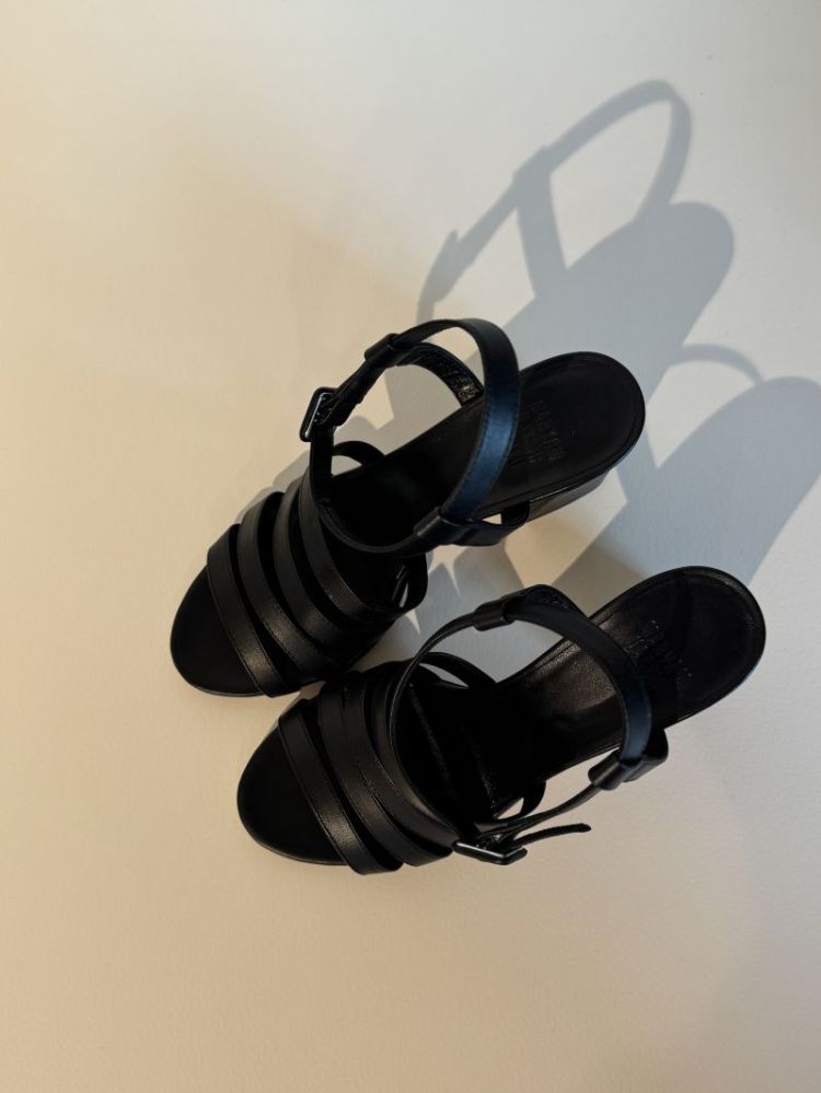 PALMA HIGH SANDAL BLACK CALF BLACK
