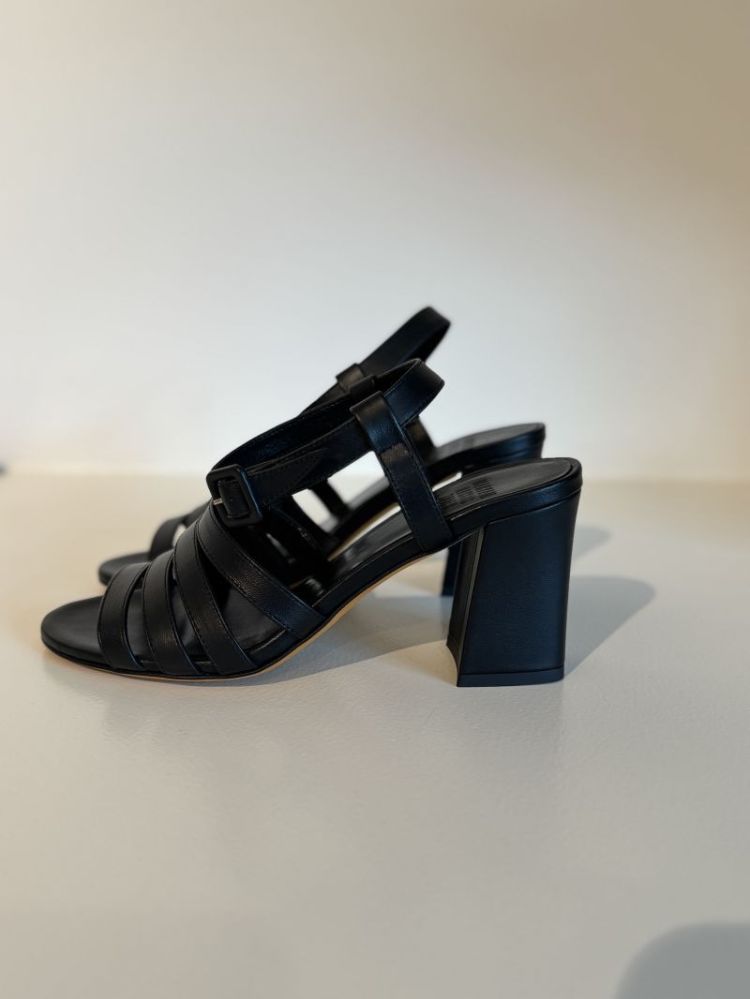 PALMA HIGH SANDAL BLACK CALF BLACK