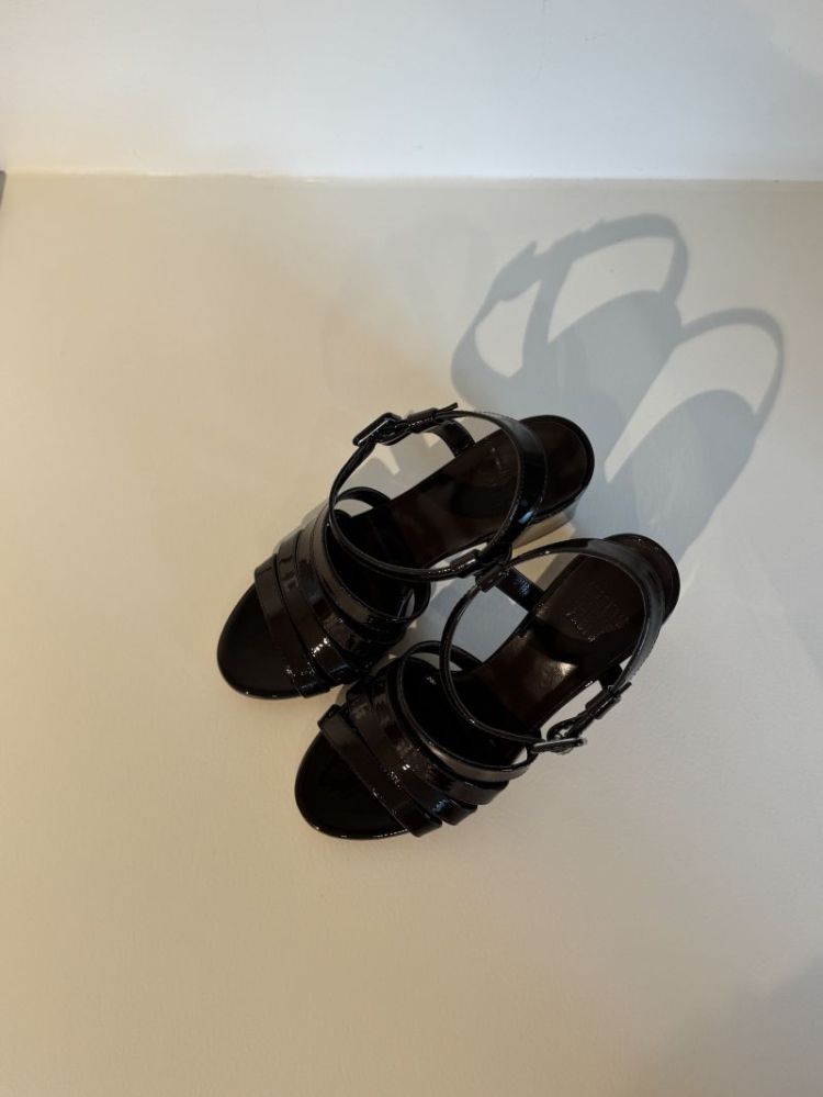 PALMA HIGH SANDAL CAROB PATENT CAROB PANTENT