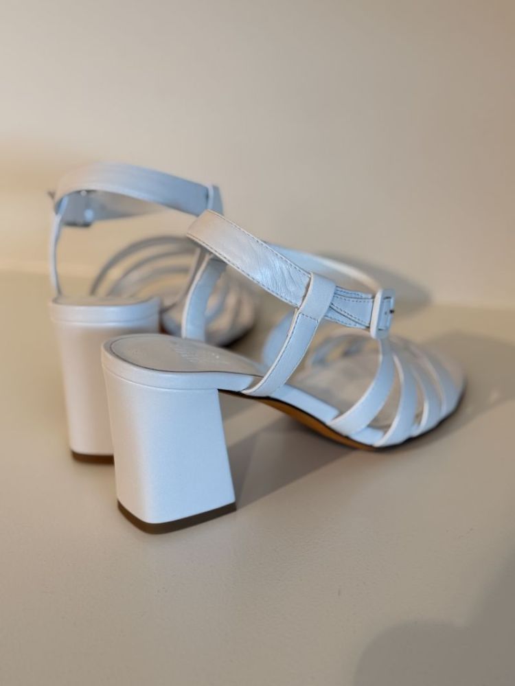 PALMA HIGH SANDAL WHITE CALF WHITE