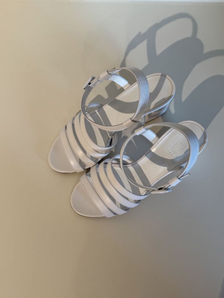 PALMA HIGH SANDAL WHITE CALF WHITE