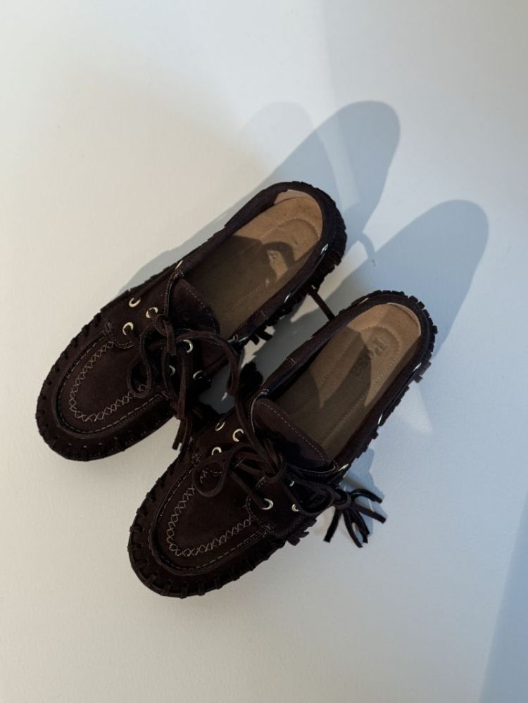 BOATLOAFER NATIVE DARK BROWN DARK BROWN