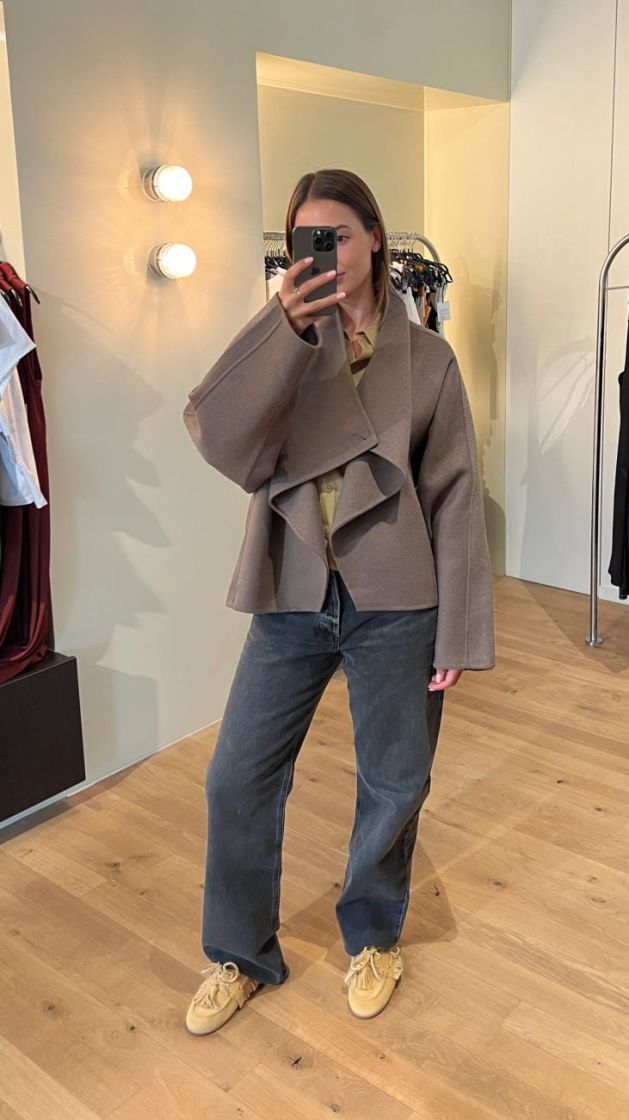 RAMSEY DOUBLE FACED WOOL WALNUT