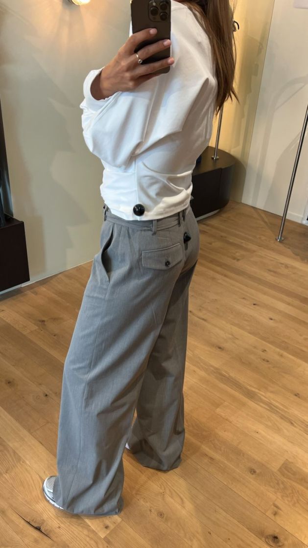 ELINA CLASSIC GAB MED GREY MELANG
