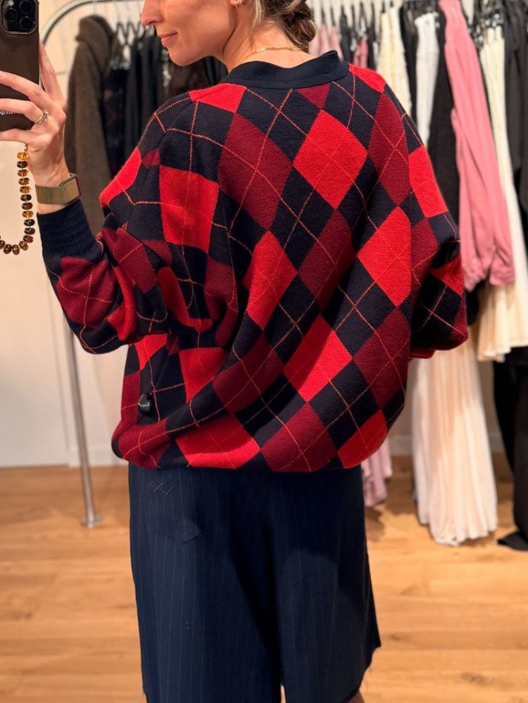 GECOS CARDIGAN BURLINGTON BURLINGTON RED 