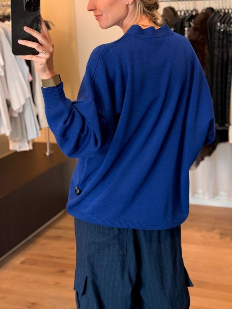 GECOS CARDIGAN UNI HEAVY BLUE