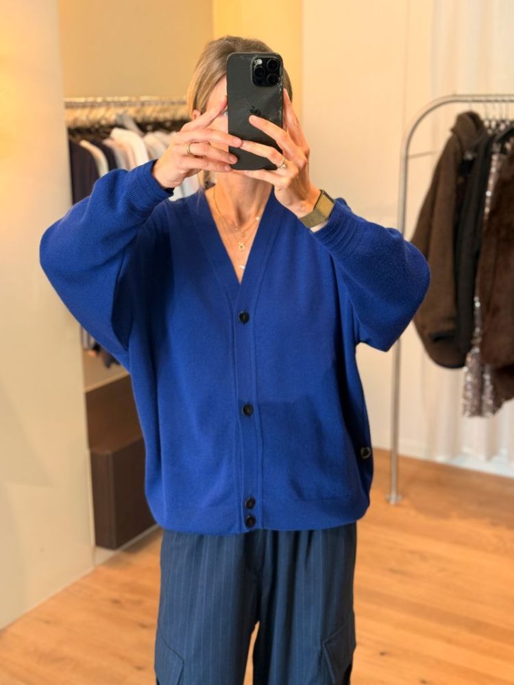 GECOS CARDIGAN UNI HEAVY BLUE