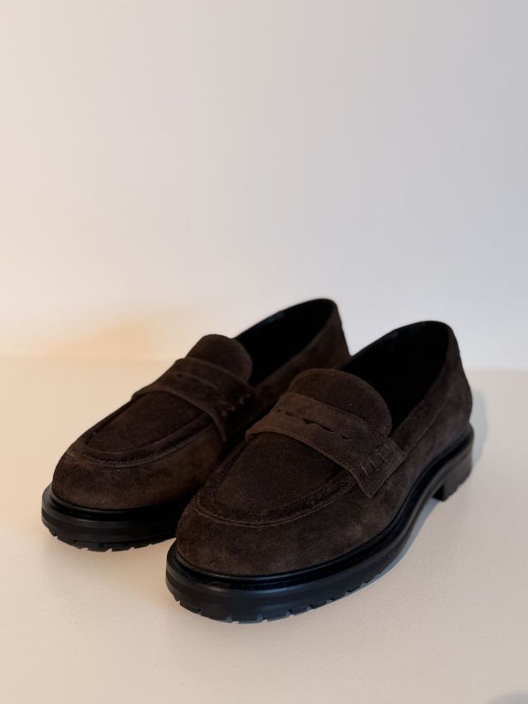 LEON COW SUEDE SUEDE MOKA