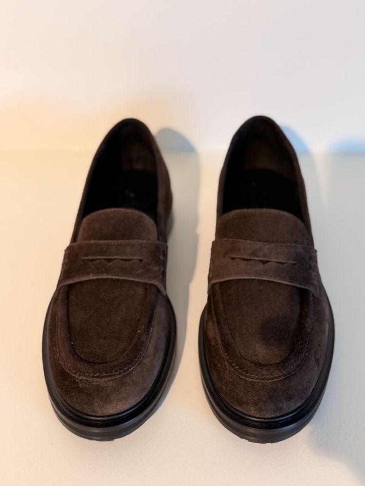 LEON COW SUEDE SUEDE MOKA