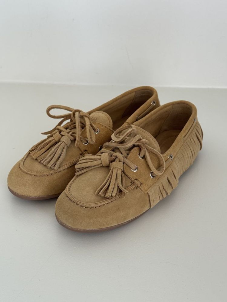 BOATLOAFER NATIVE TASSEL SUEDE PADO