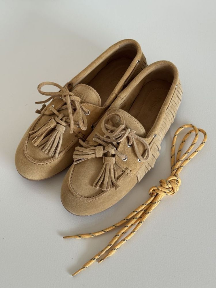 BOATLOAFER NATIVE TASSEL SUEDE PADO