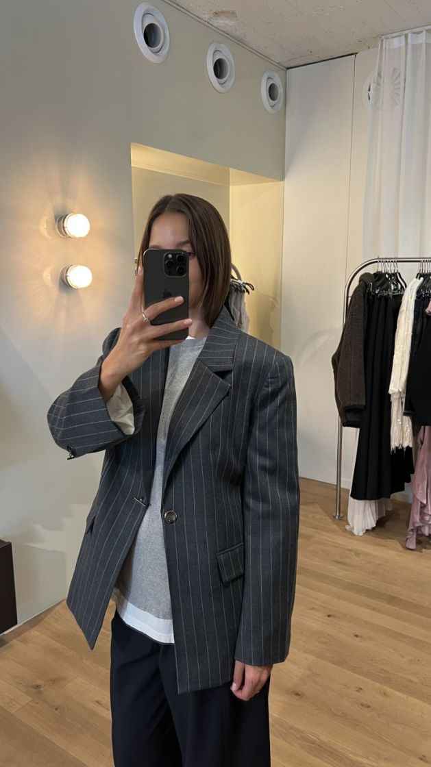 BONO PINSTRIPE 900016 GREY PIN