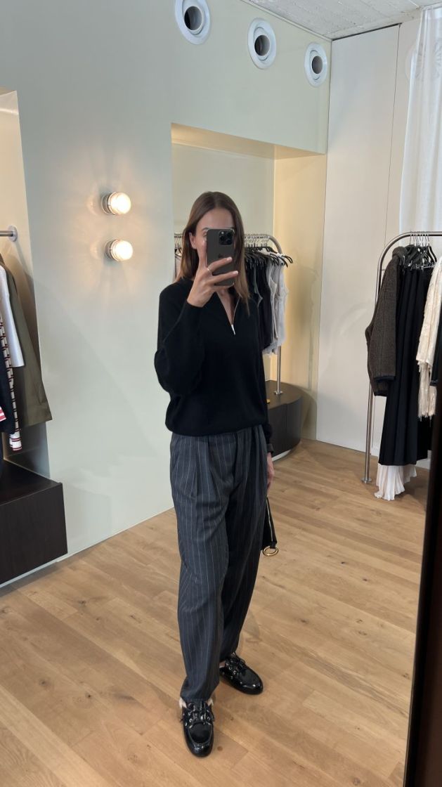 HEDI PINSTRIPE 900016 GREY PIN