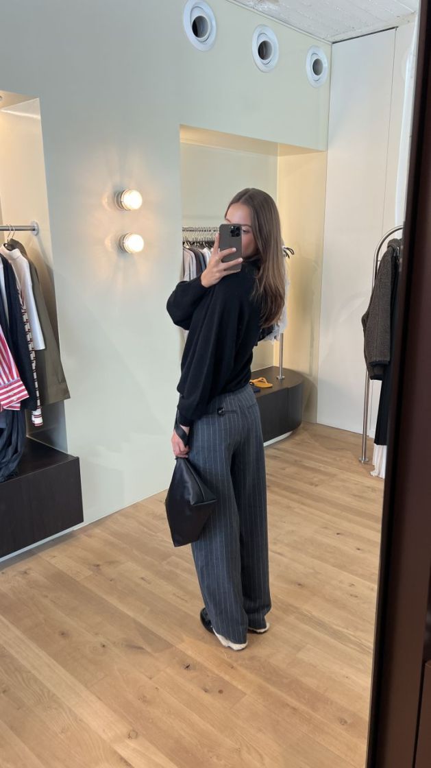HEDI PINSTRIPE 900016 GREY PIN