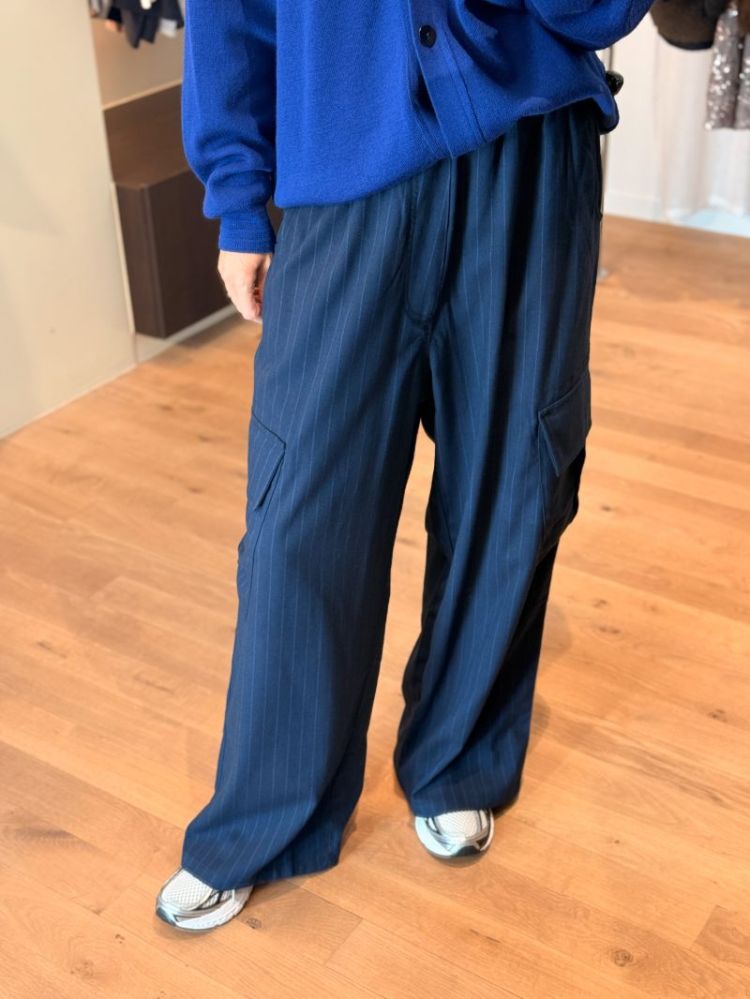 ROMEO FLANEL PIN STRIPED MIDNIGHT BLUE
