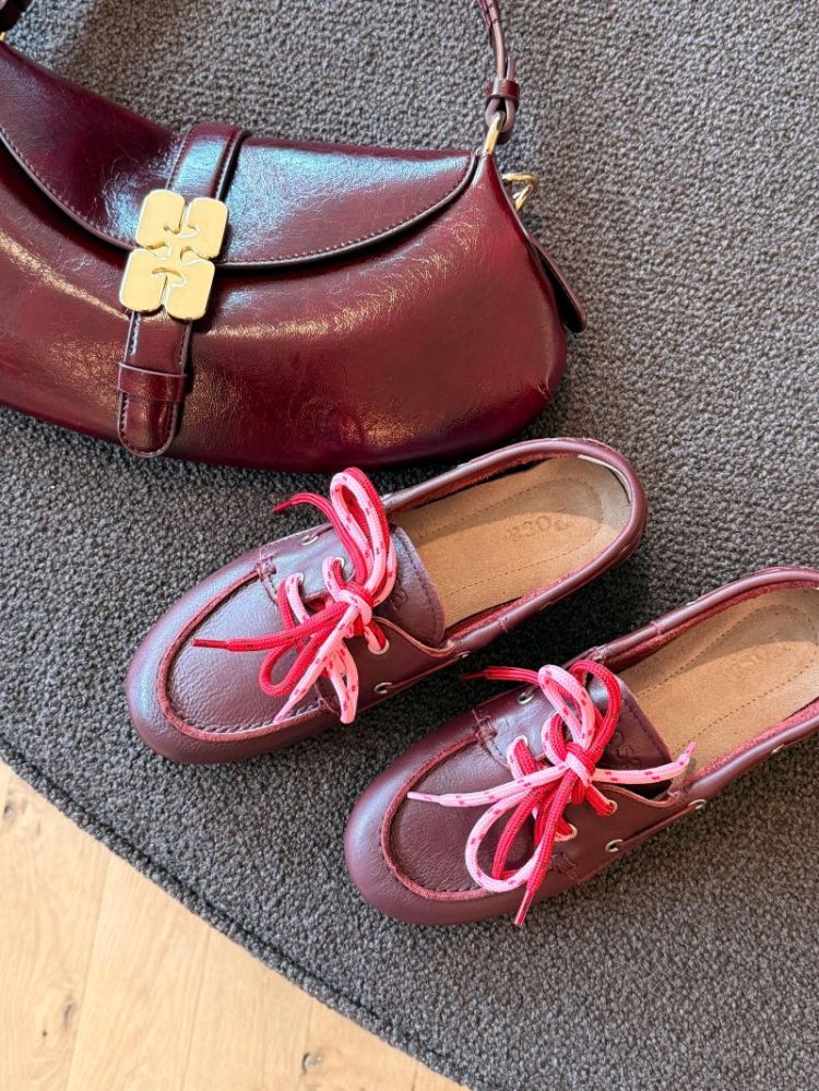 BOATLOAFER SOFT LEATHER BURGUNDY